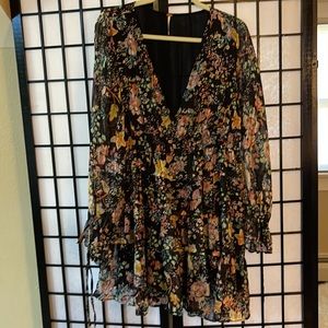 Free people dress. Large. Sheer floral